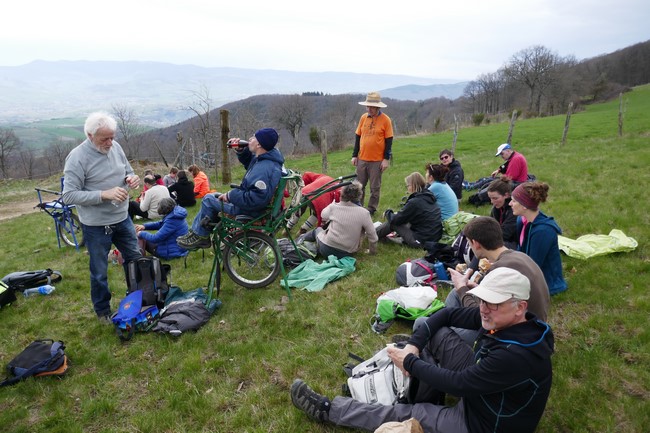 Autour de Ste Catherine (Monts du lyonnais) le 08 avril - 10 avril 2018